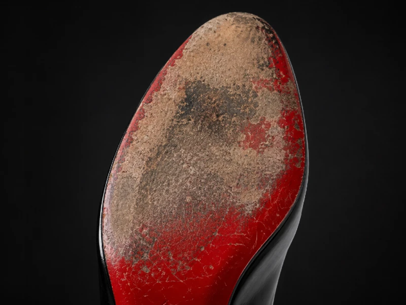 Luxury Shoe before restoration