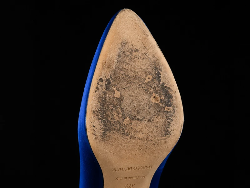 Manolo Blahnik before restoration