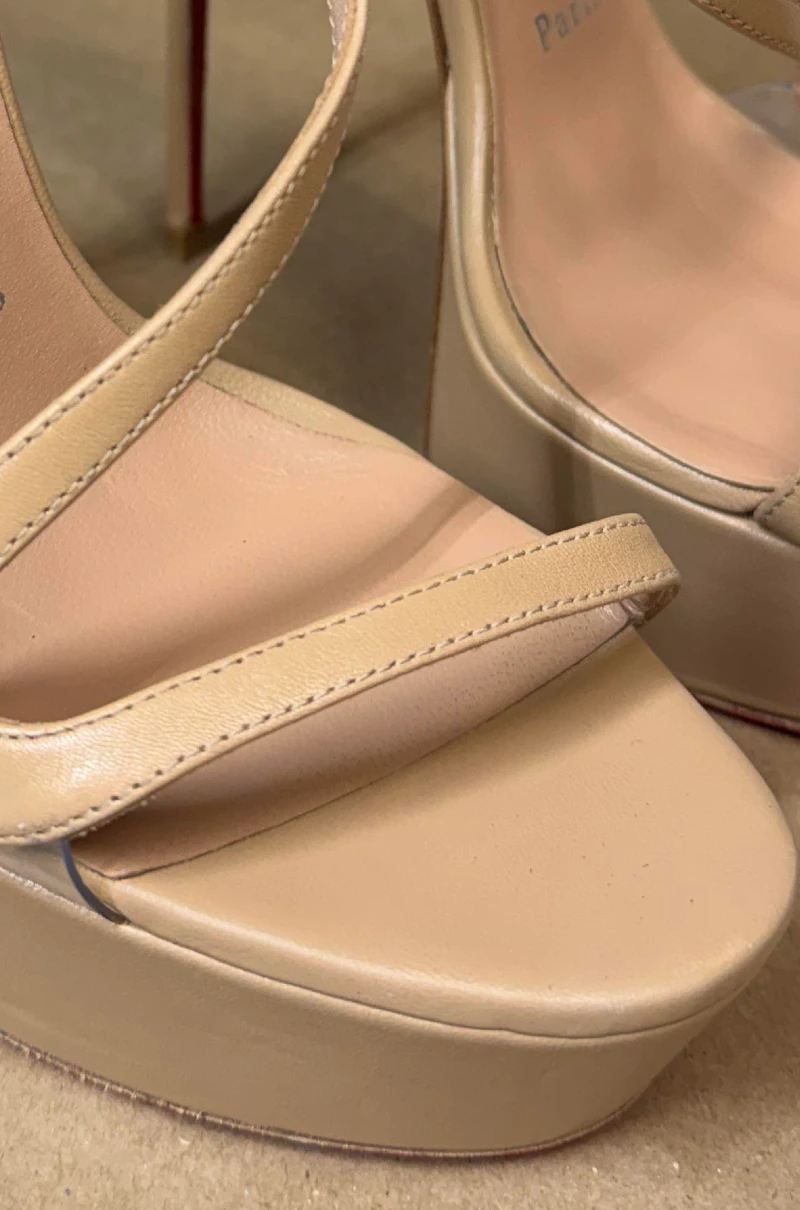 Christian Louboutin Rosalie Alta Paint Repair after repair 1
