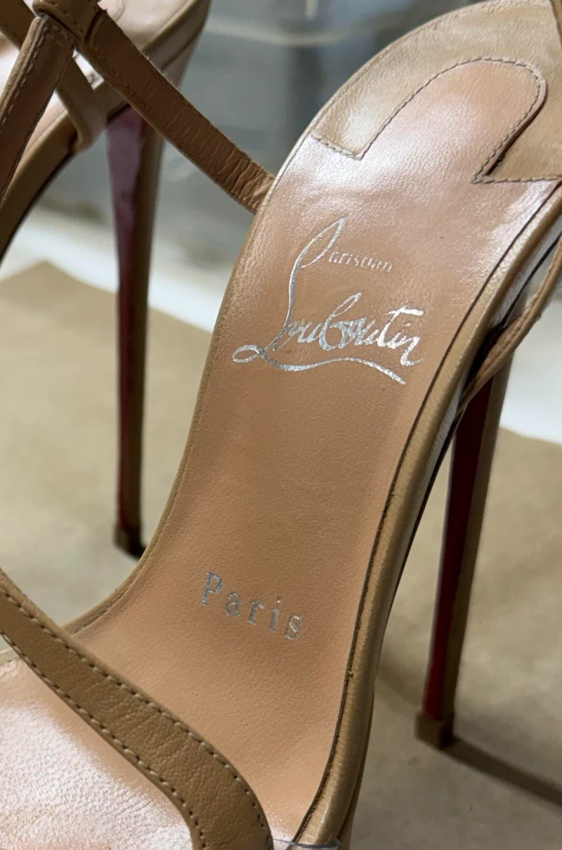 Christian Louboutin Rosalie Alta Paint Repair after repair 2