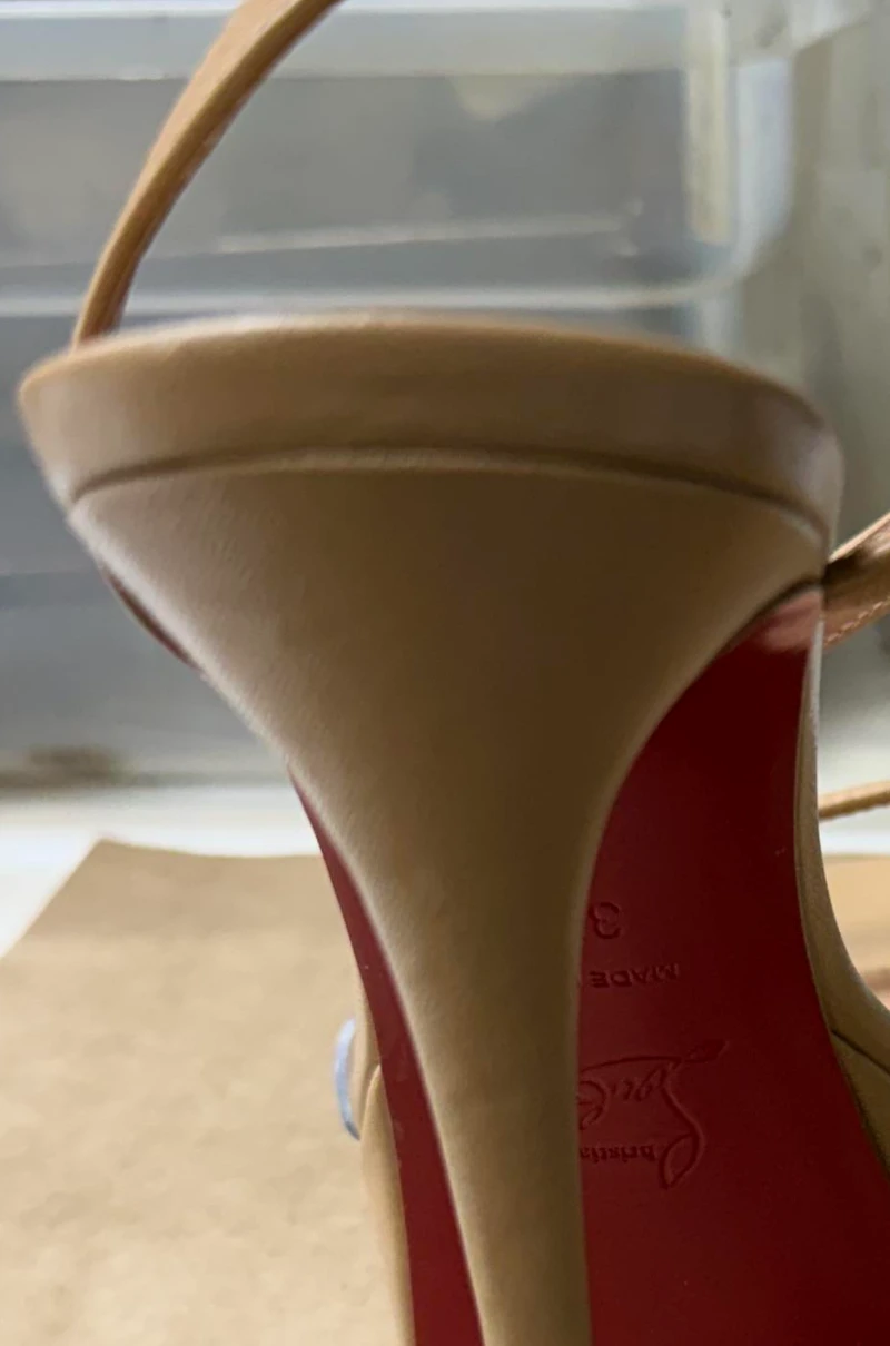 Christian Louboutin Rosalie Alta Paint Repair after repair 4