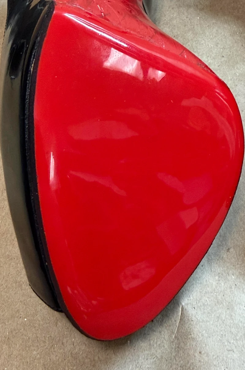 Christian Louboutin Very Prive Red Sole Restoration after repair 1
