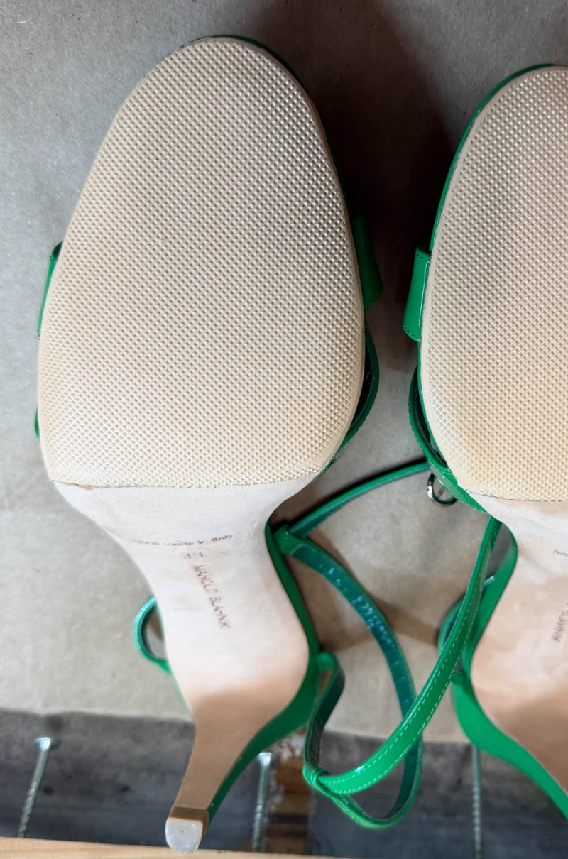 Manolo Blahnik Tormenta after repair 1