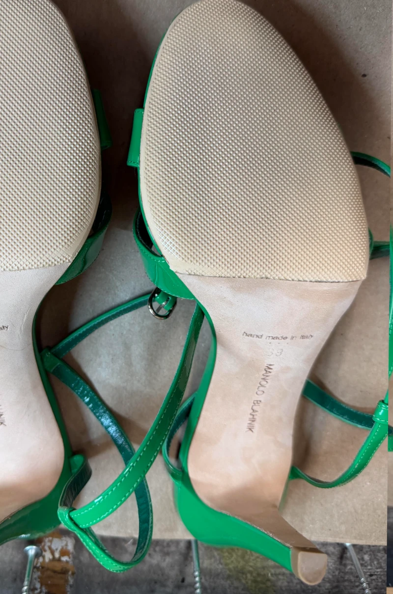 Manolo Blahnik Tormenta after repair 2