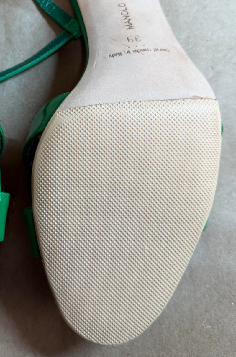 Manolo Blahnik Tormenta after restoration